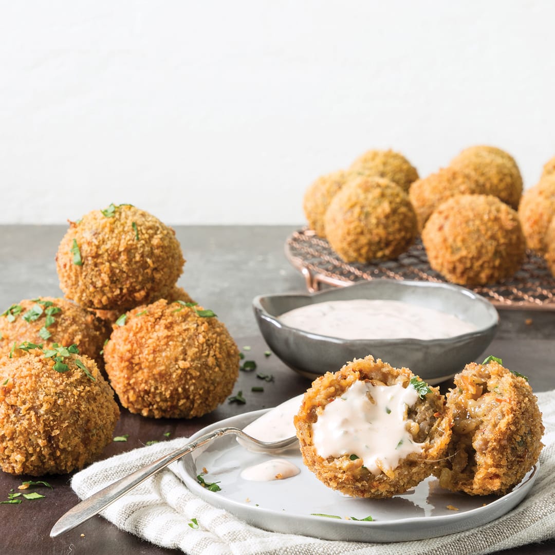 Leftover Jambalaya Fritters Recipe