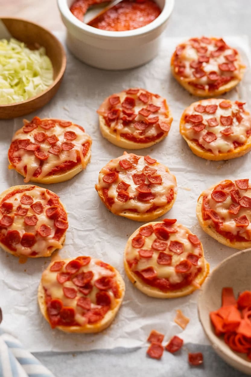 Pizza Bagels