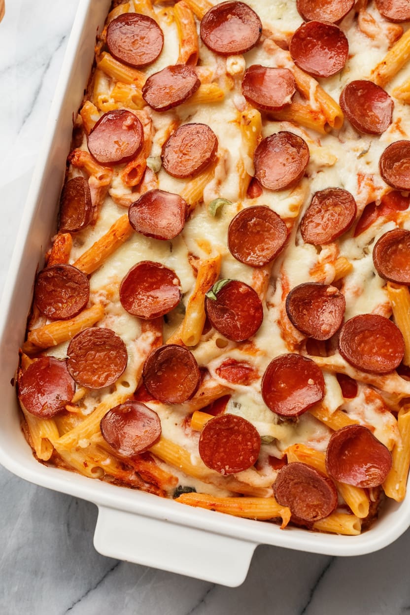 Pizza Pasta Bake