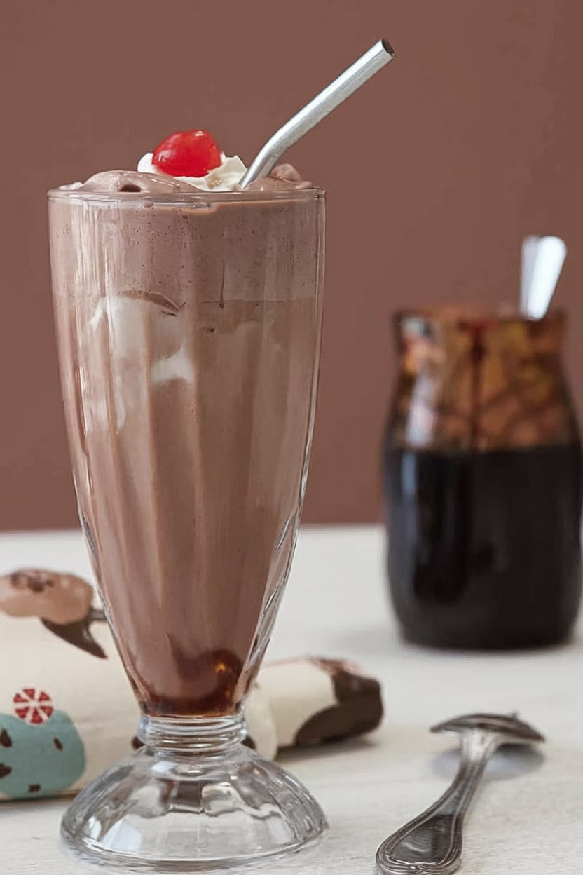 Old-Fashioned Chocolate Ice Cream Soda