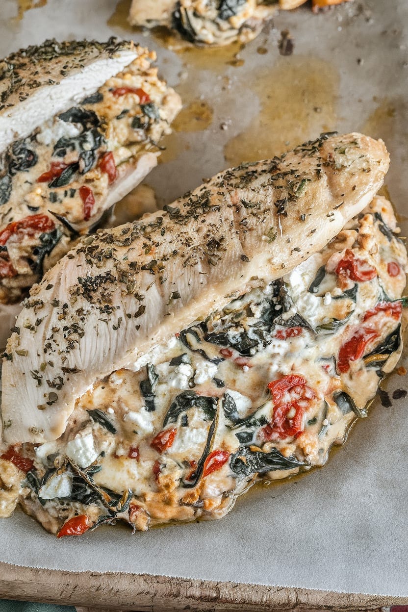 Mediterranean Stuffed Chicken Breast