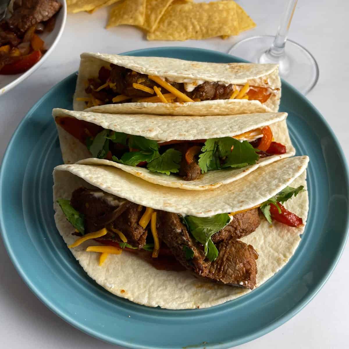 Leftover Steak Fajitas Recipe