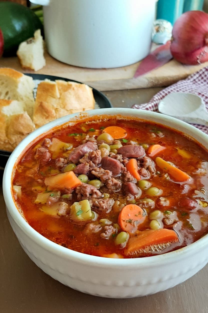 Old-Fashioned Hamburger Soup