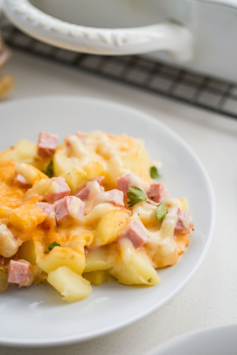 Cheesy Ham & Potato Casserole