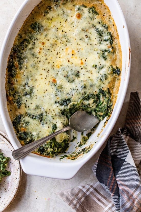 Creamy Spinach Gratin Recipe