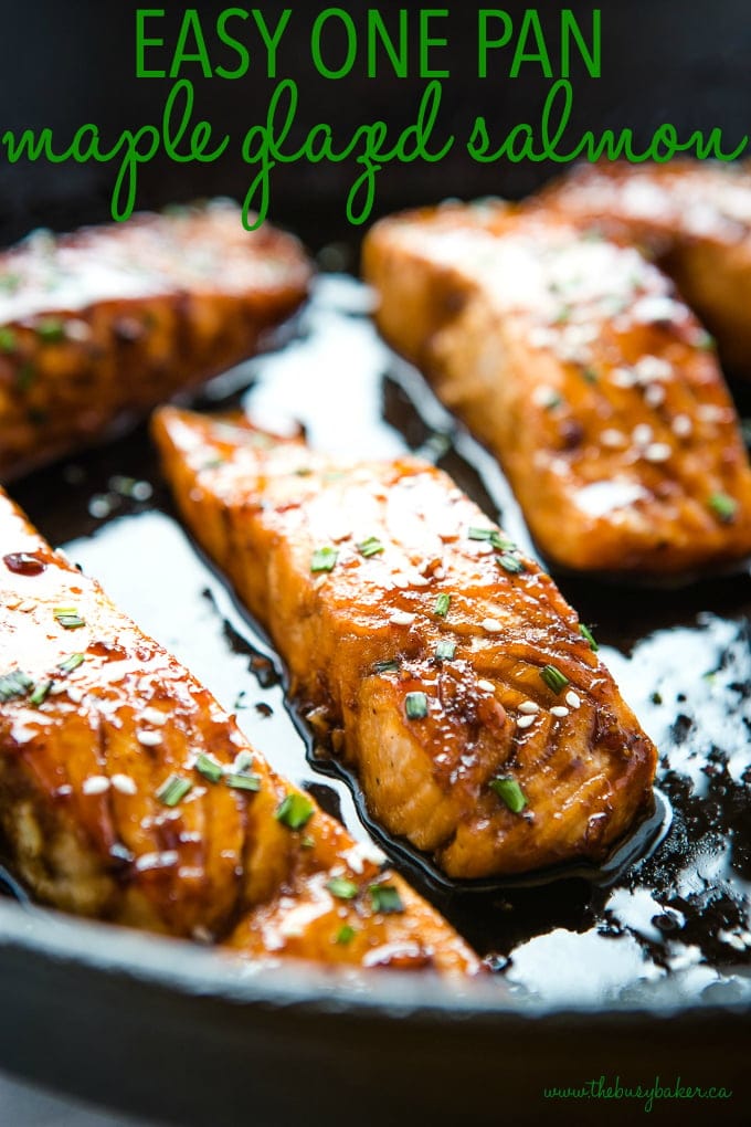 One-Pan Maple Glazed Salmon Recipe