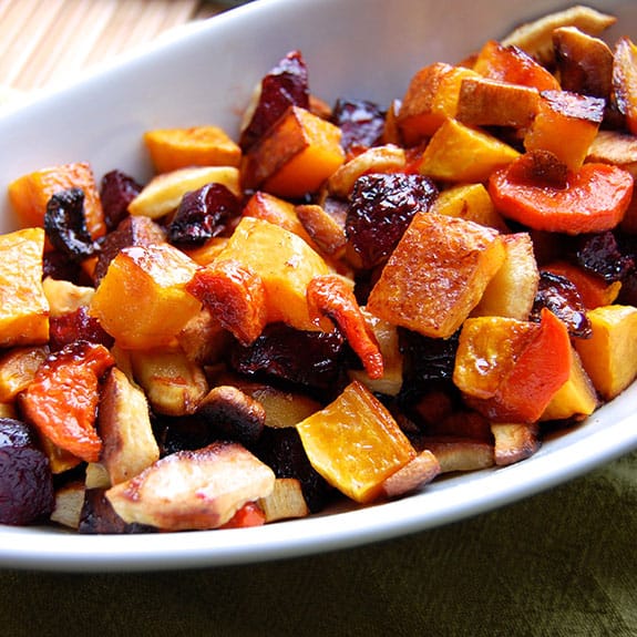 Maple-Glazed Root Vegetables Recipe