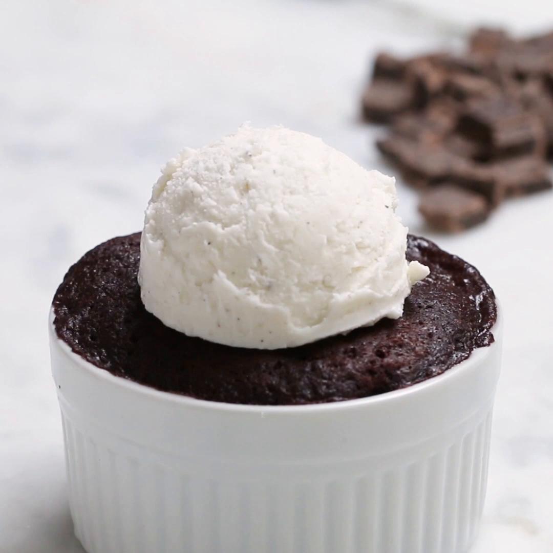Microwave Chocolate Lava Cake Recipe