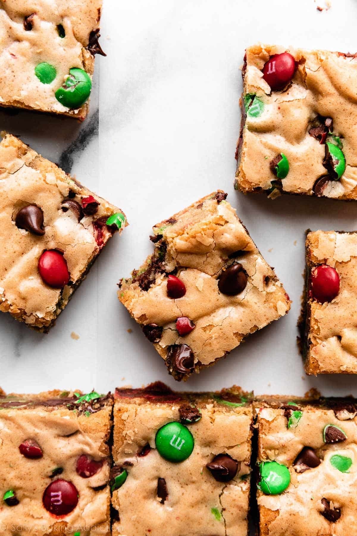M&M Cookie Bars Recipe