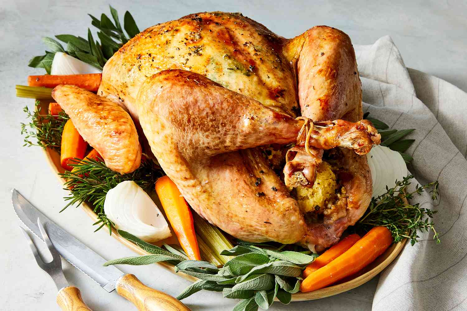 Roasted Turkey with Herb Butter