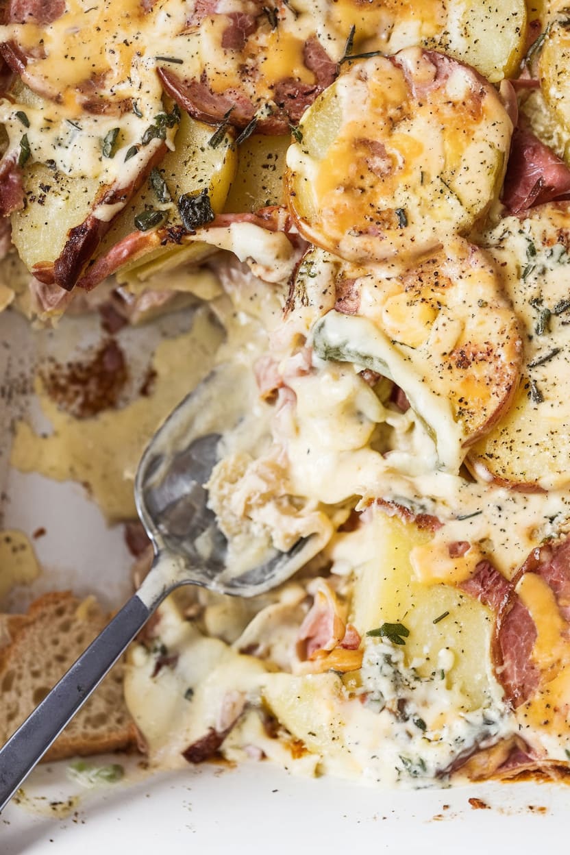 Scalloped Potatoes and Ham