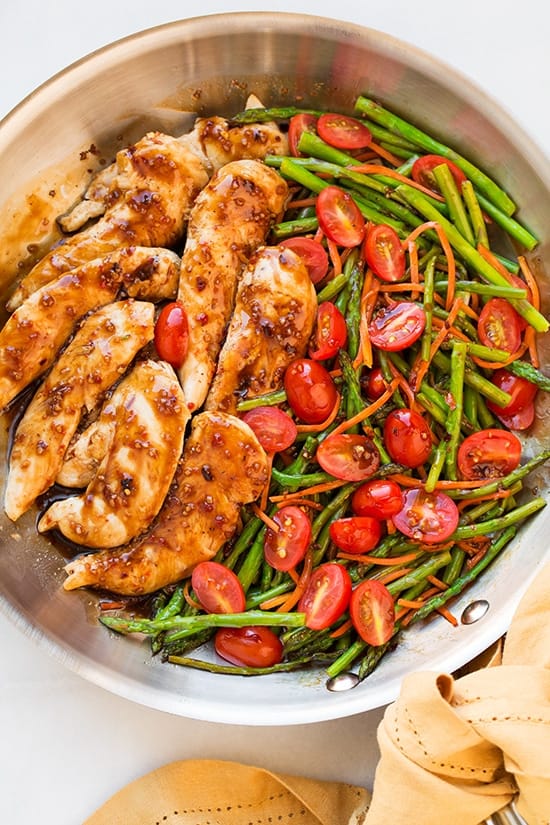 One-Pan Balsamic Chicken and Veggies Recipe
