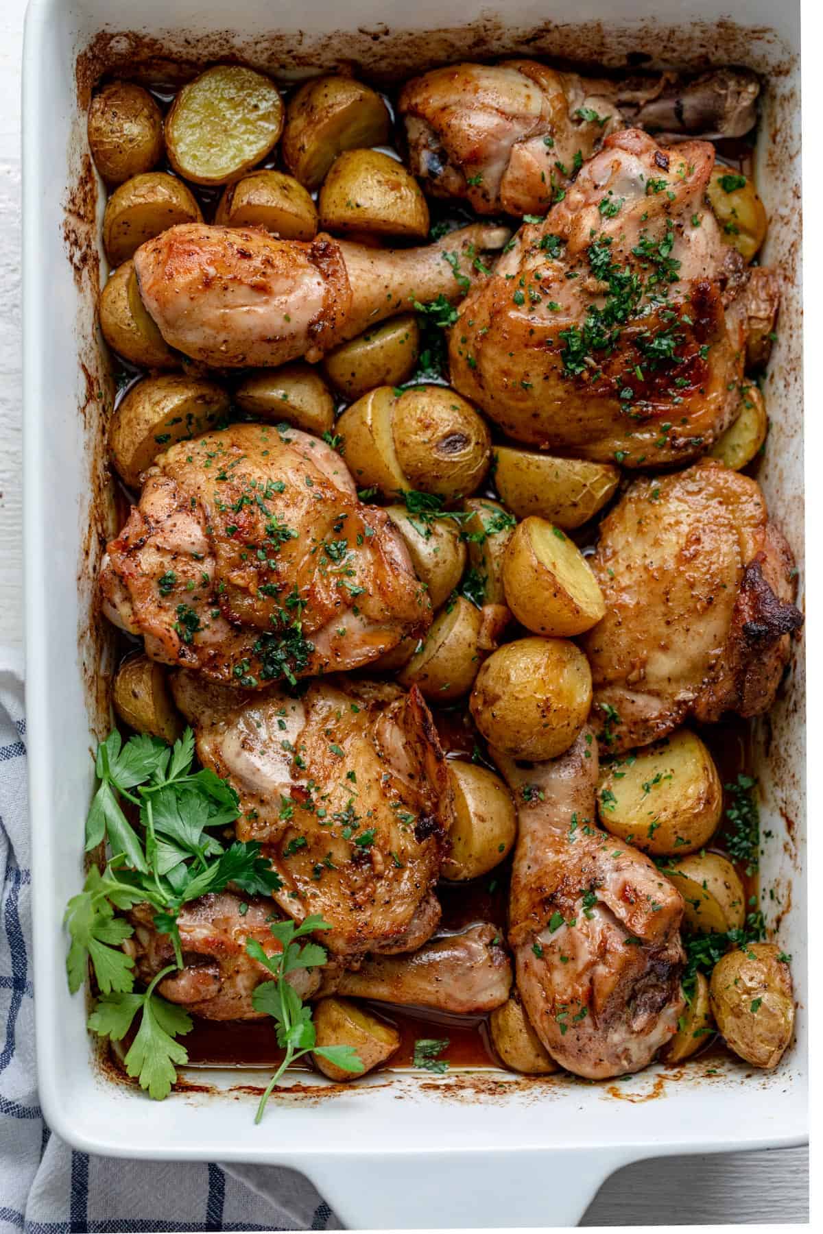 One-Pan Chicken and Potatoes Recipe