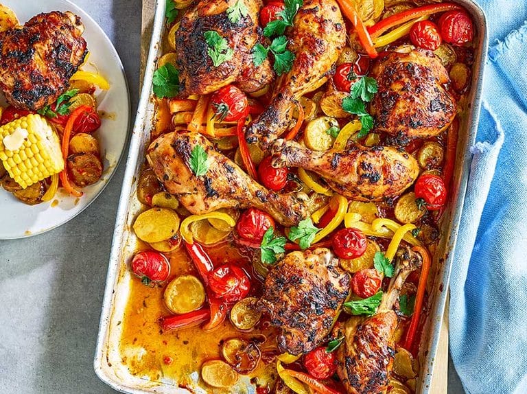 One-Pan Piri Piri Chicken Dinner Recipe