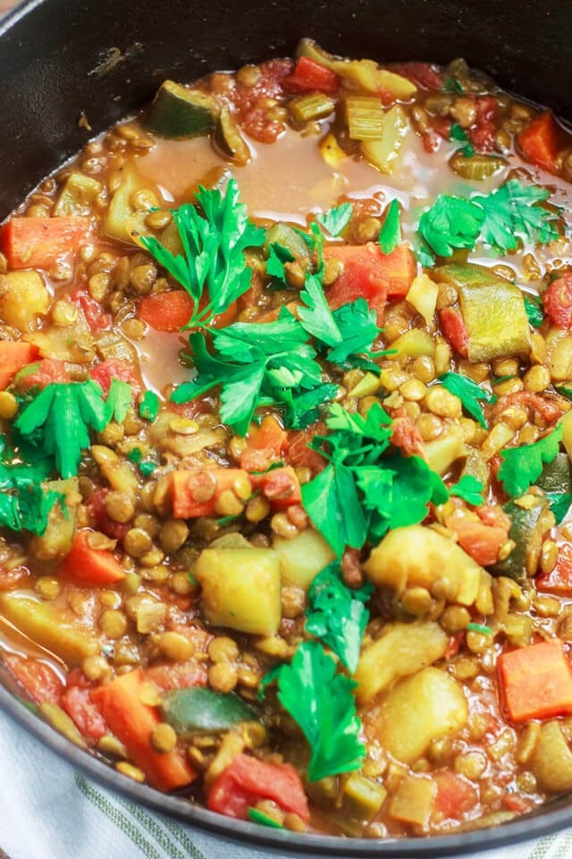 Lentil and Vegetable Recipe
