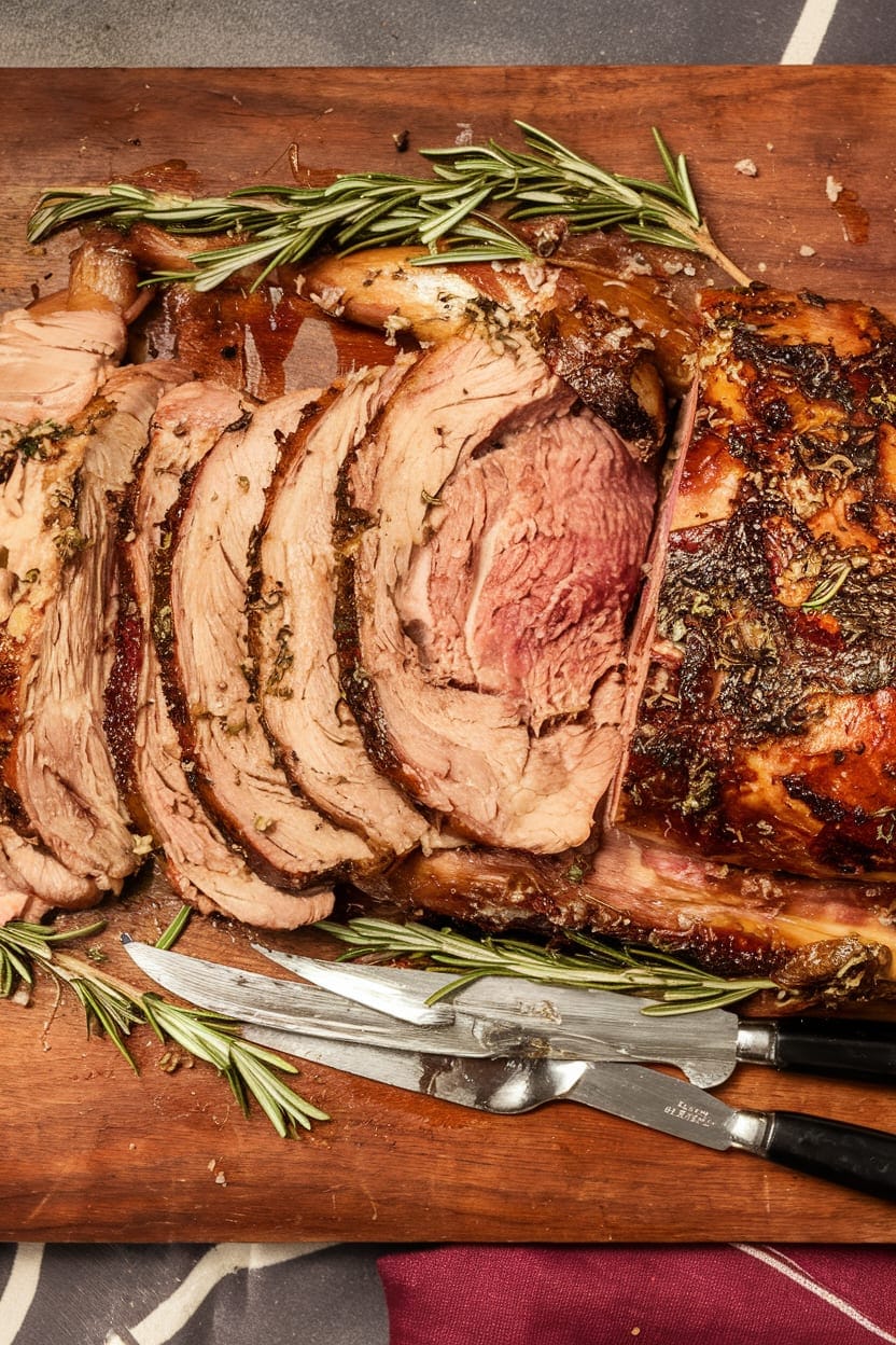Slow-Roasted Boneless Leg of Lamb Recipe