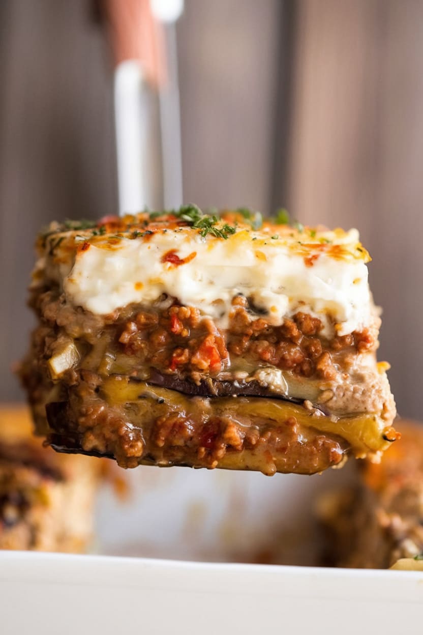 Moussaka (Greek Eggplant Lasagna)