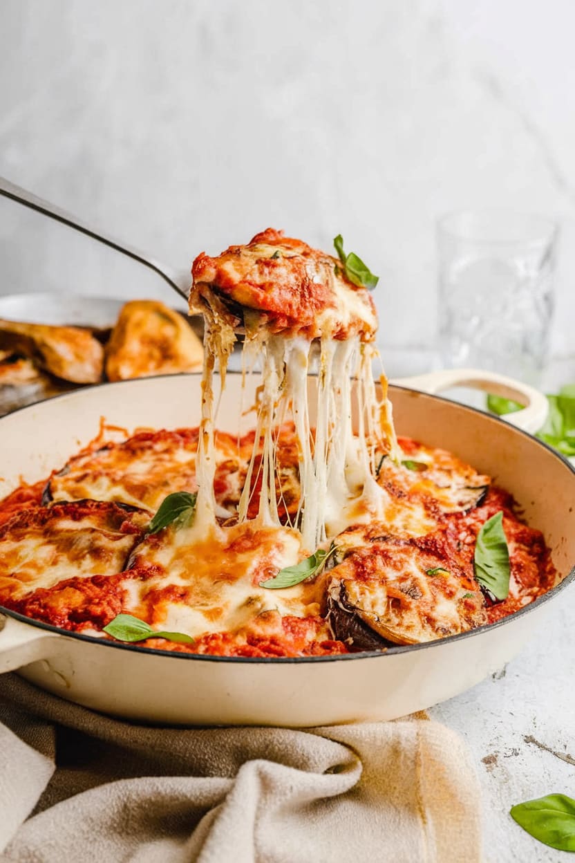 The BEST Authentic Eggplant Parmigiana