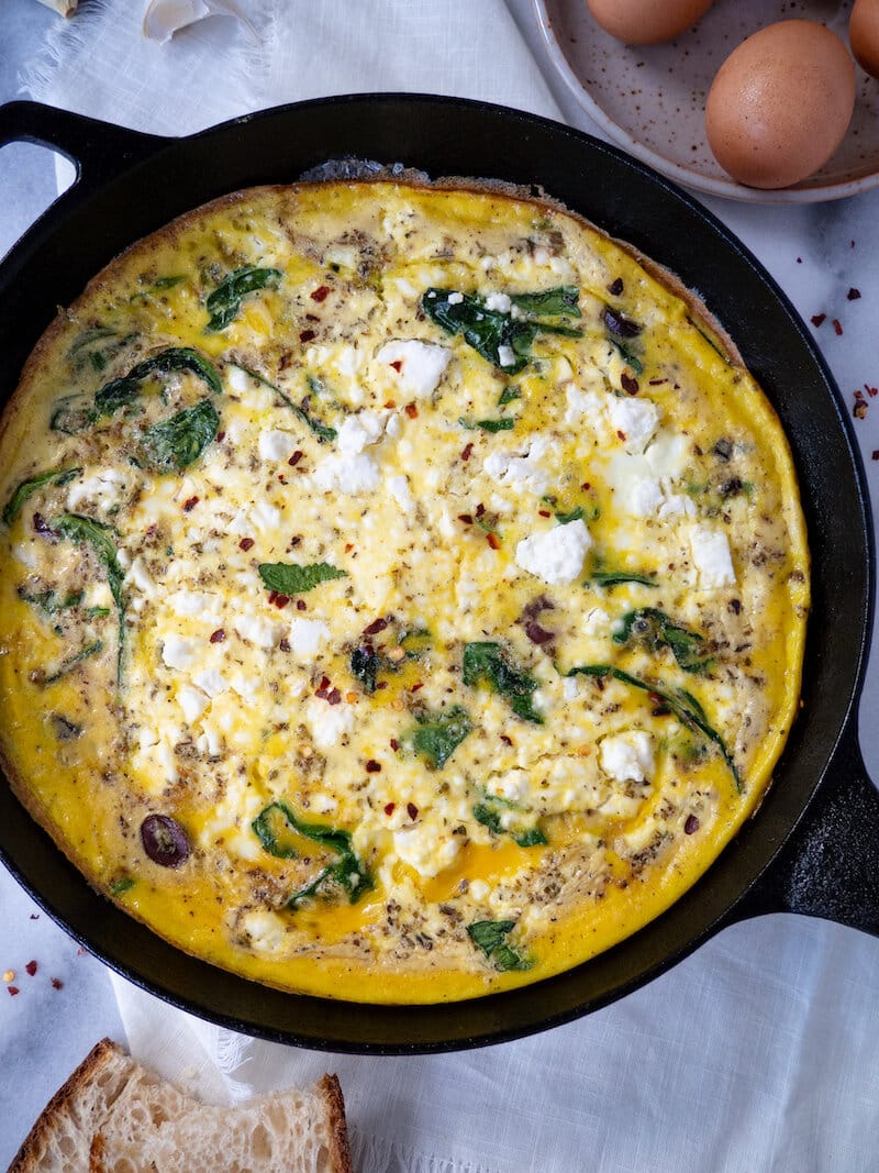 Kale and Feta Breakfast Frittata