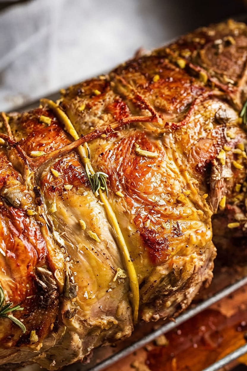 Slow-Roasted Boneless Leg of Lamb Recipe
