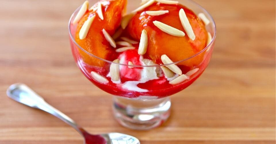 Escoffier's Peach Melba Recipe