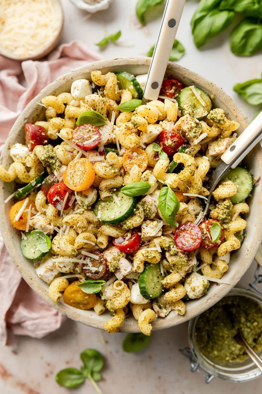 Chicken Pesto Pasta Salad Recipe