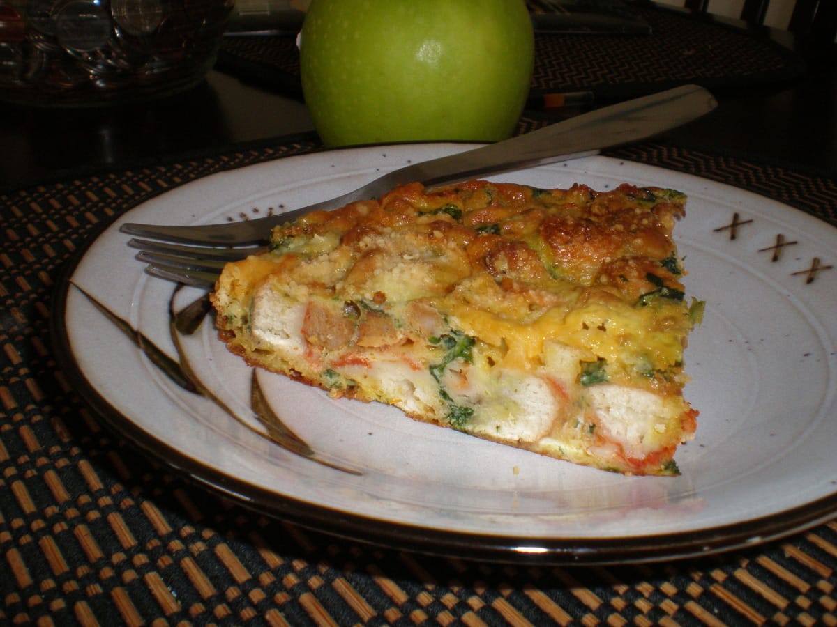 Leftover Pizza Frittata Recipe