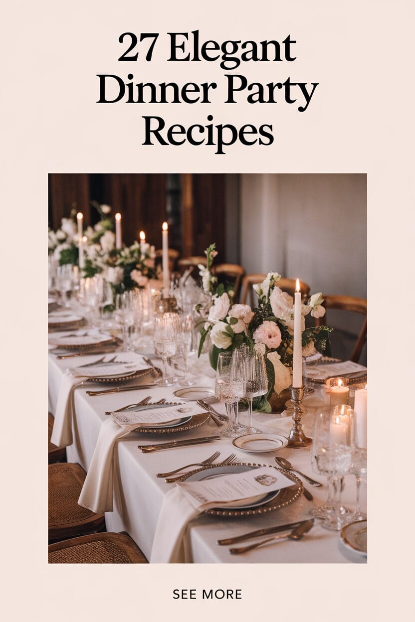 27 Elegant Dinner Party Recipes