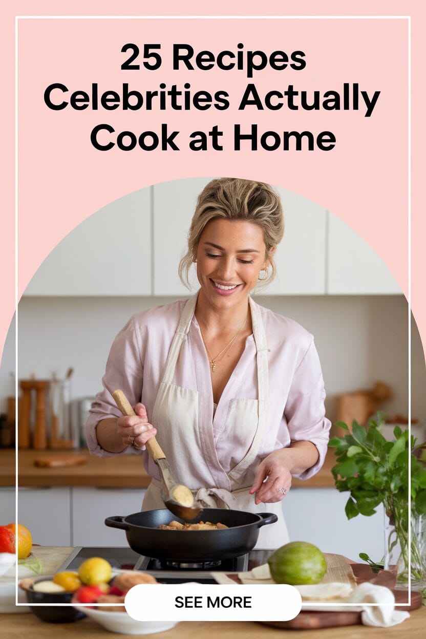 25 Recipes Celebrities Actually Cook at Home