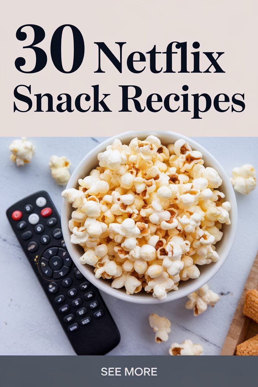 30 Netflix Snack Recipes