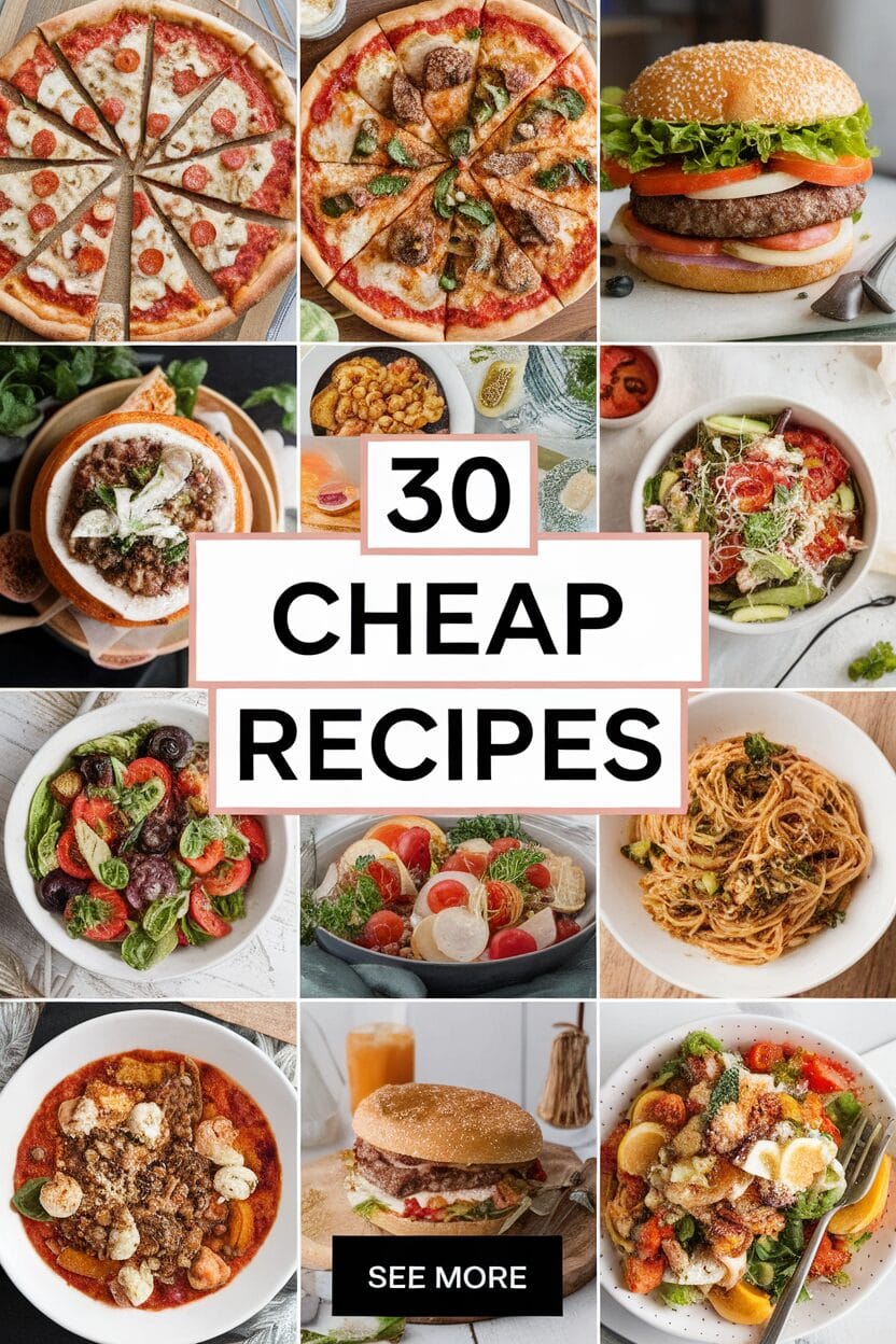 30 Cheap Recipes