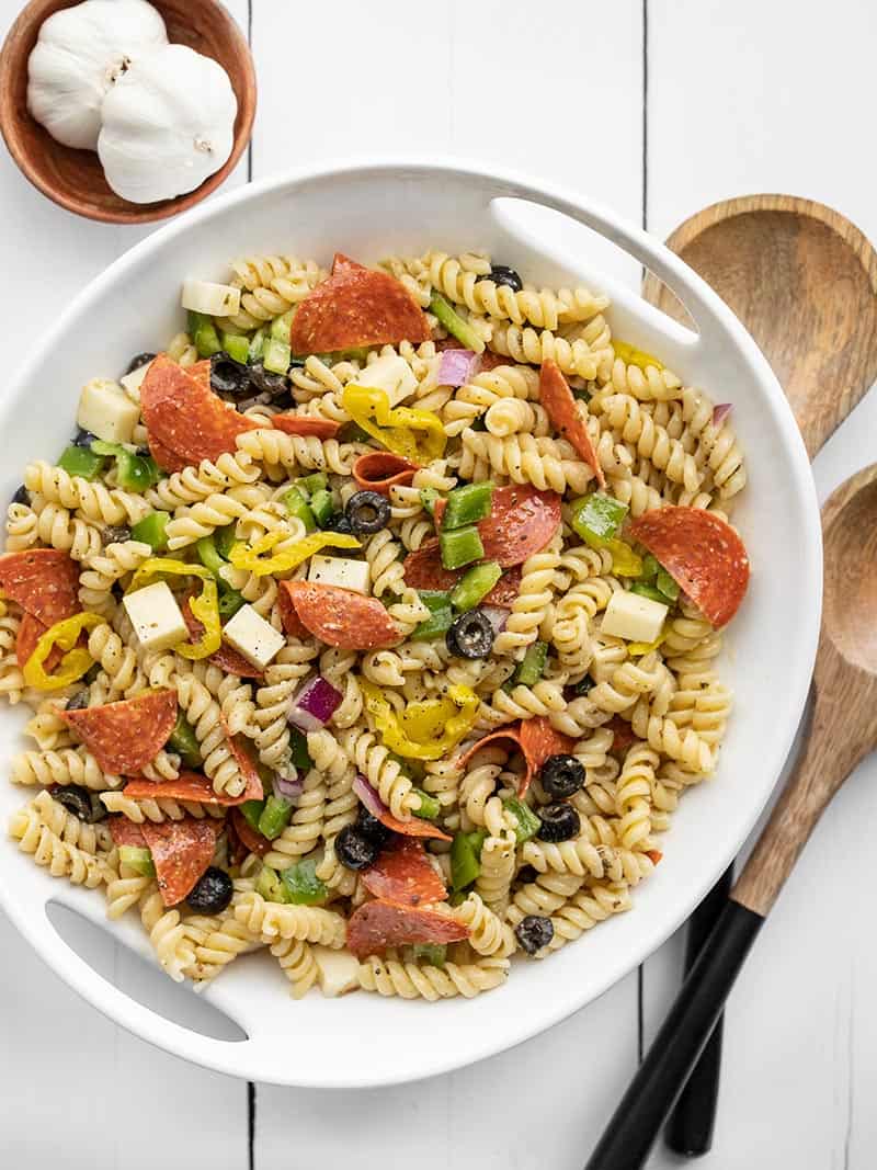 Leftover Pizza Pasta Salad Recipe