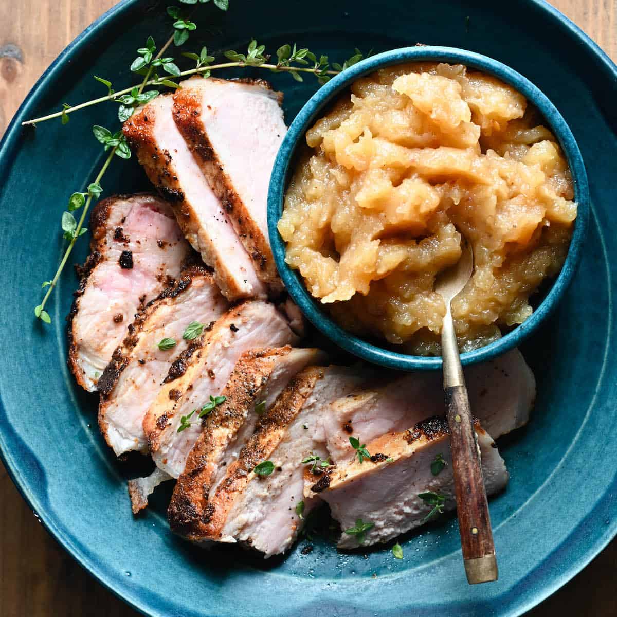 Pork Chops and Applesauce Recipe