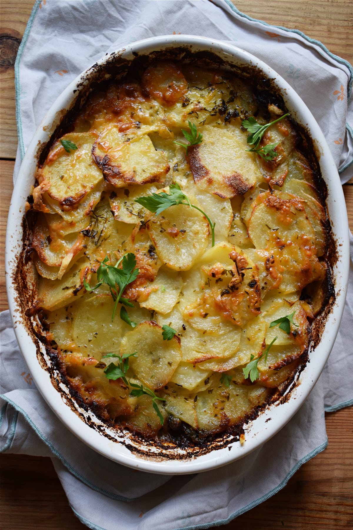 Potato and Spinach Gratin Recipe