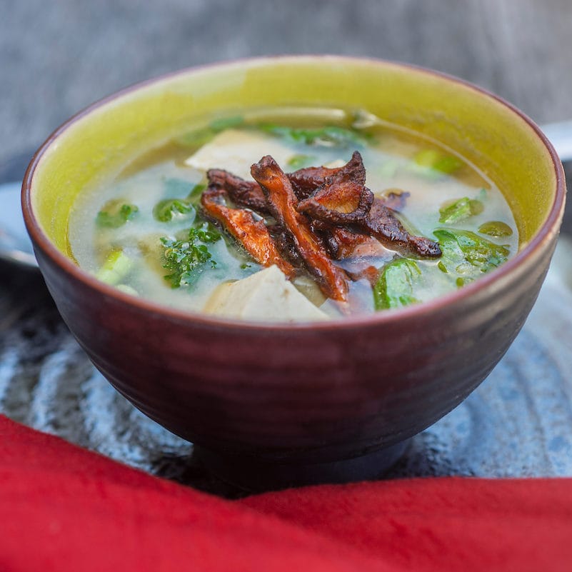 Green Tea Miso Soup Recipe