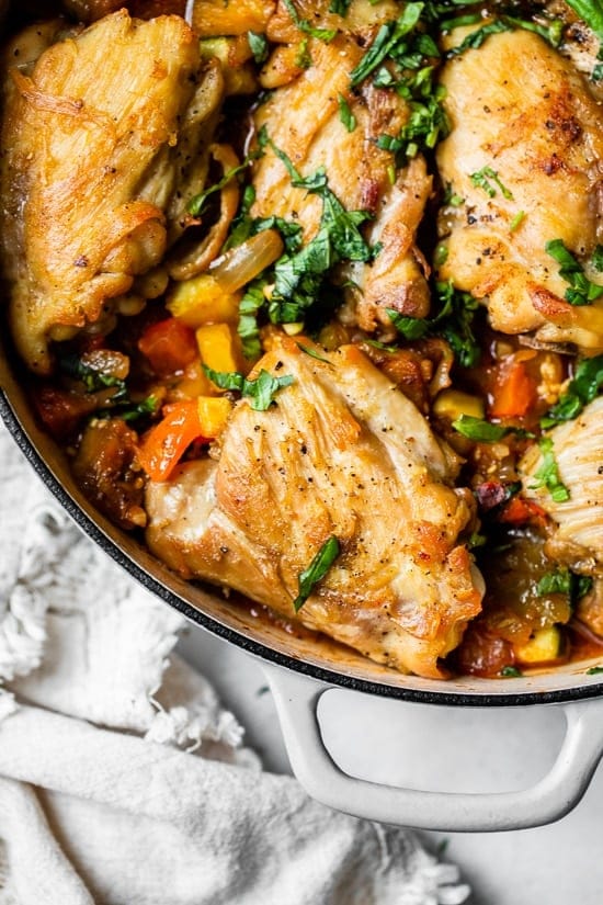 Baked Chicken and Vegetable Ratatouille Recipe