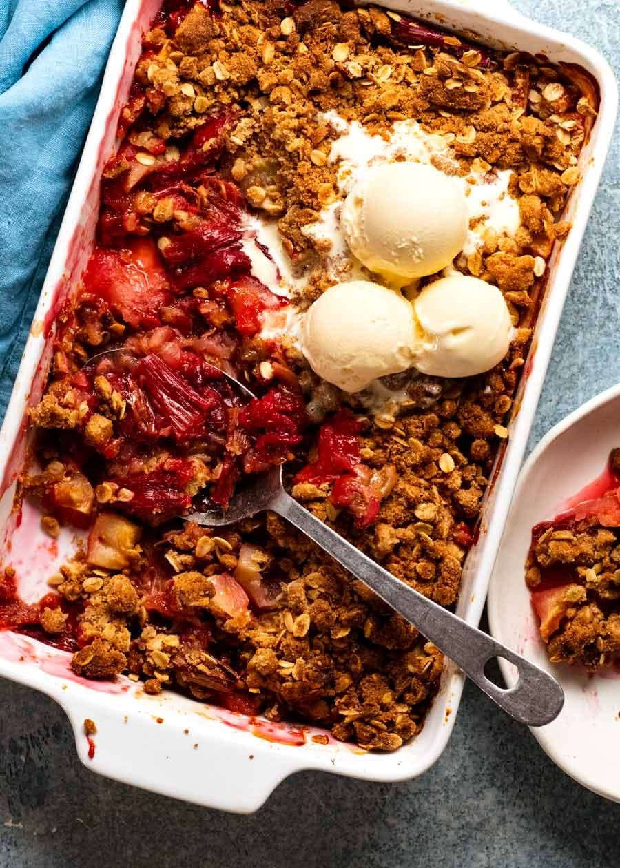 Apple and Rhubarb Cobbler Recipe