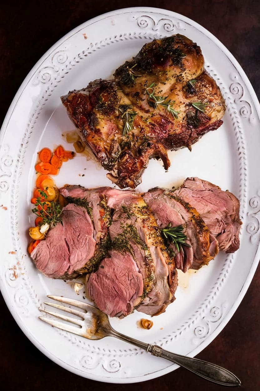 Slow-Roasted Boneless Leg of Lamb Recipe