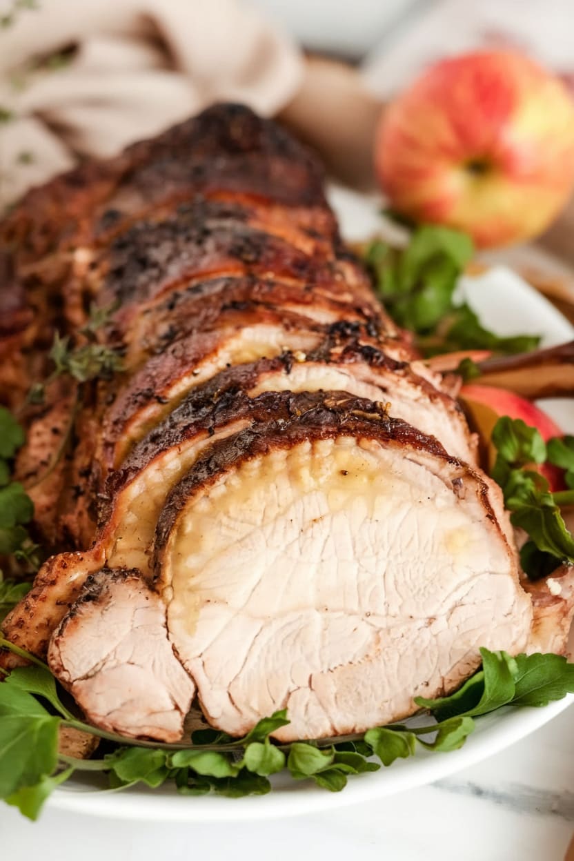 Apple Cider Pork Tenderloin with Easy Pan Sauce