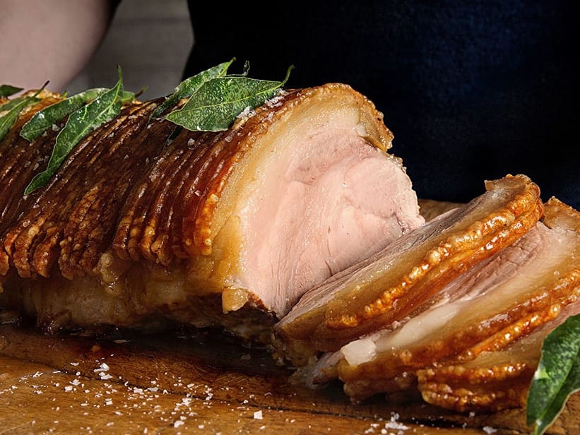 Roast Pork with Apple Sauce Recipe