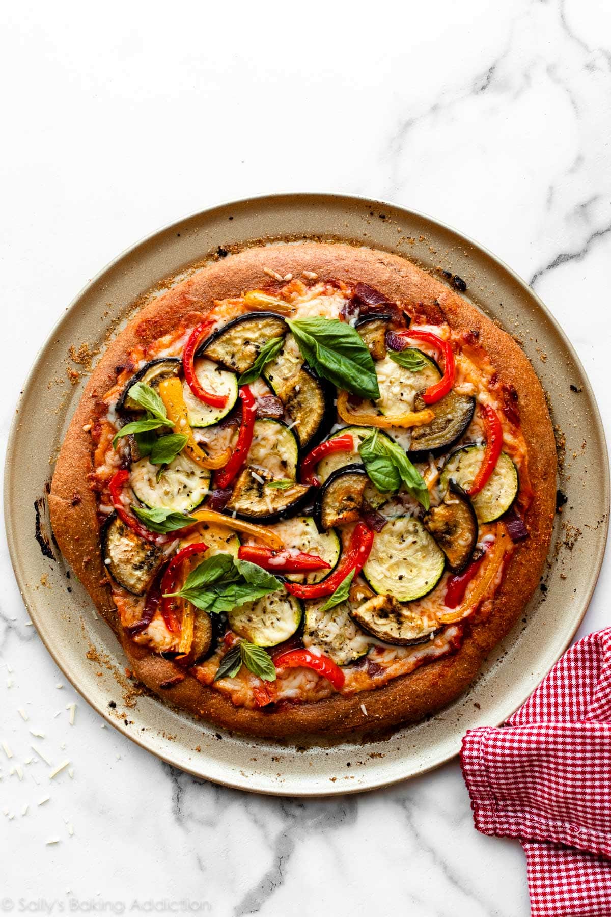 Whole Wheat Pizza with Vegetables