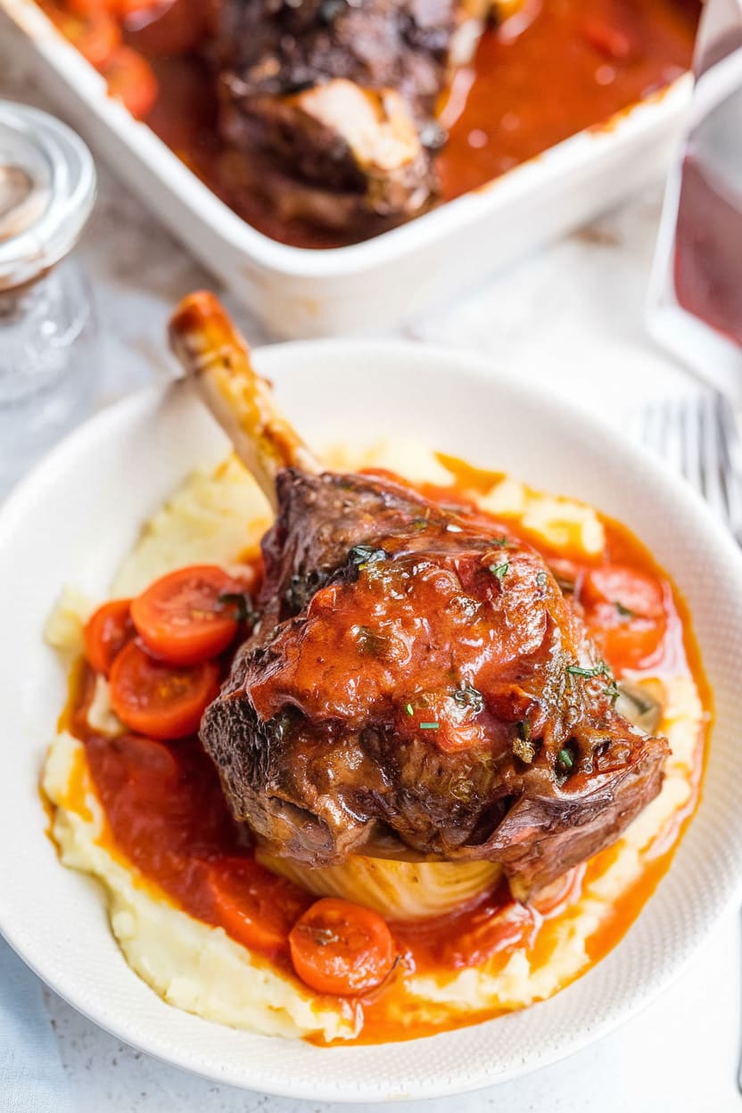 Easy Braised Lamb Shanks Recipe