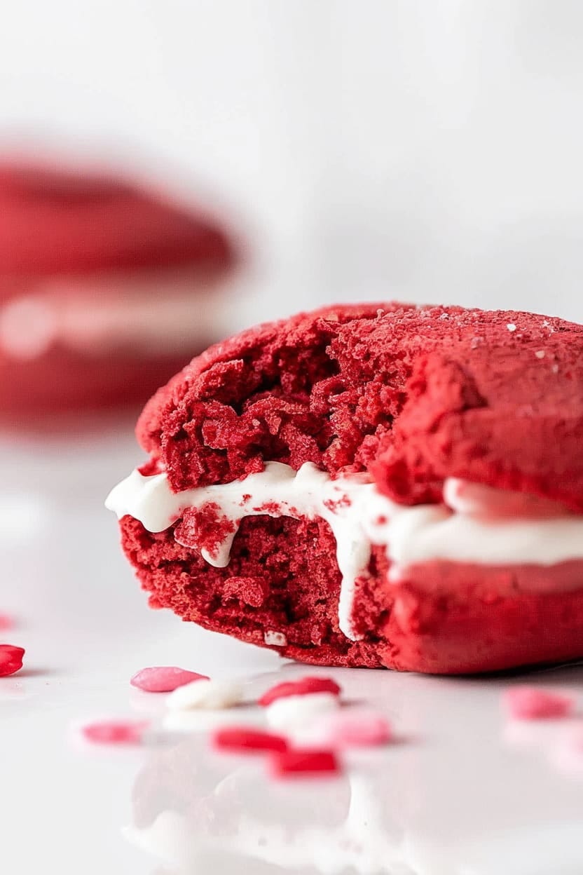 Red Velvet Whoopie Pies