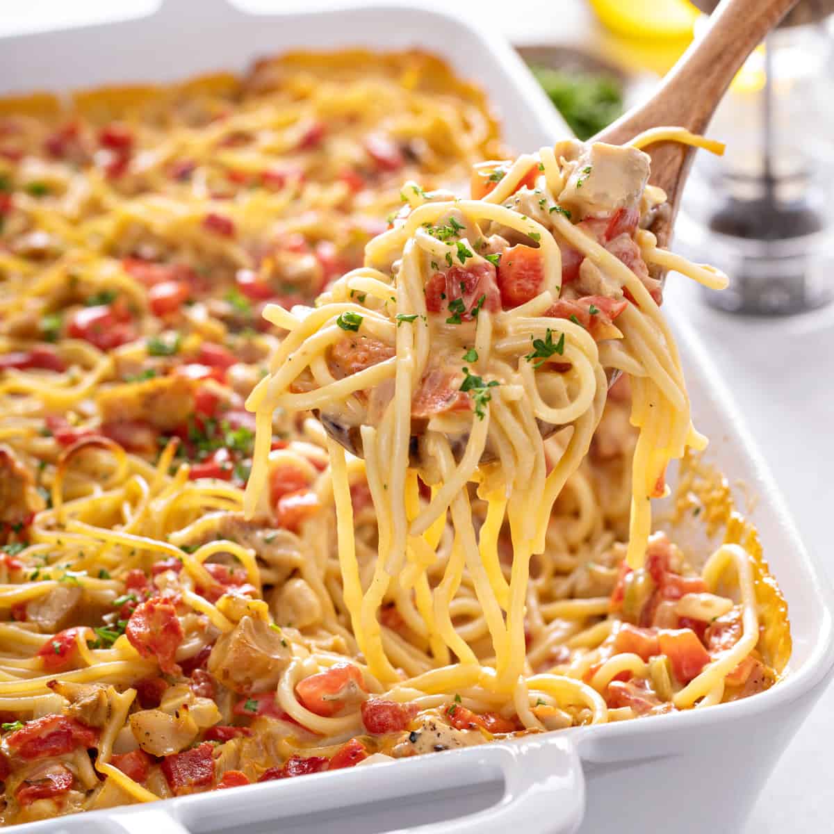 Chicken Spaghetti Casserole Recipe