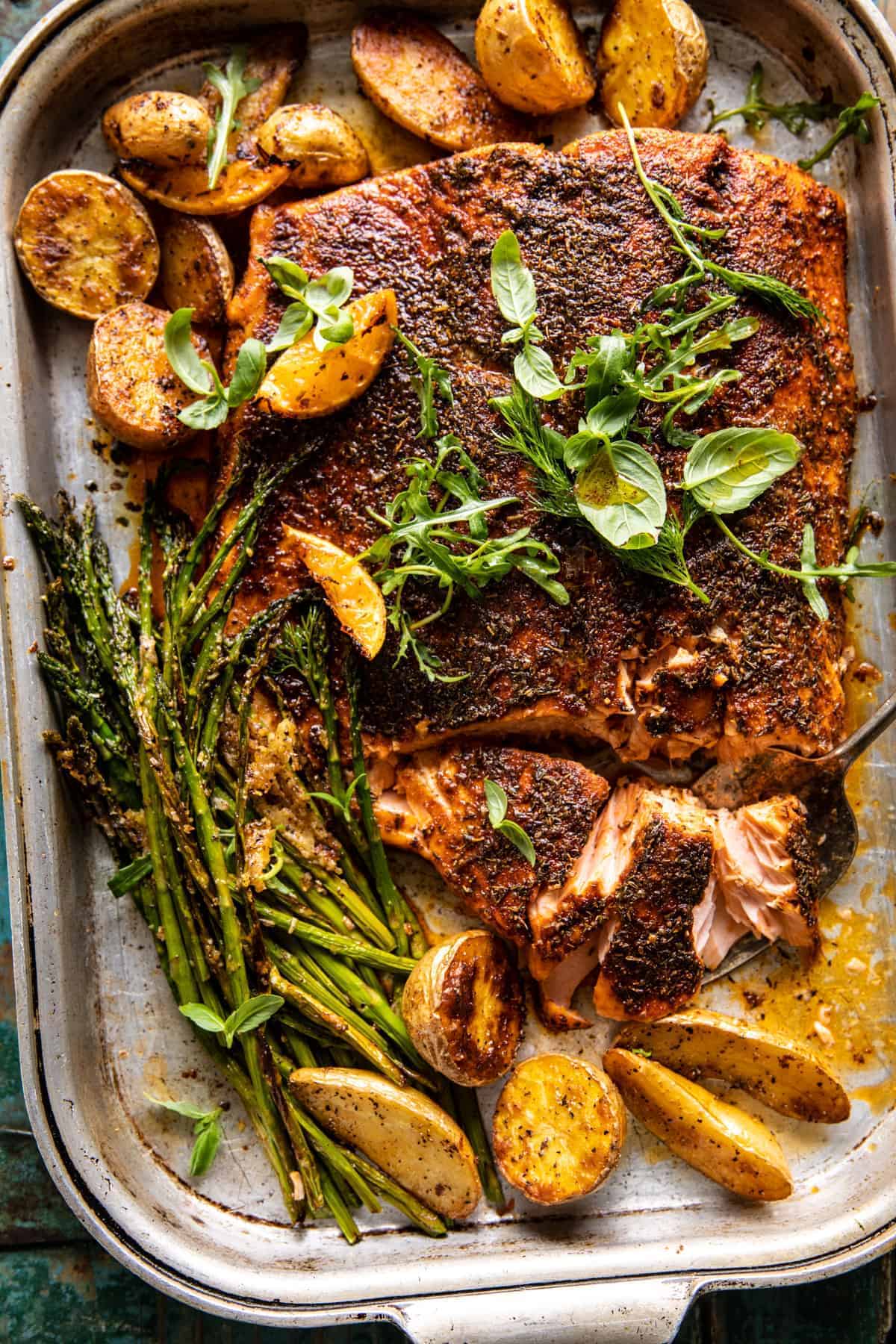 Lemon-Brown Butter Salmon Recipe