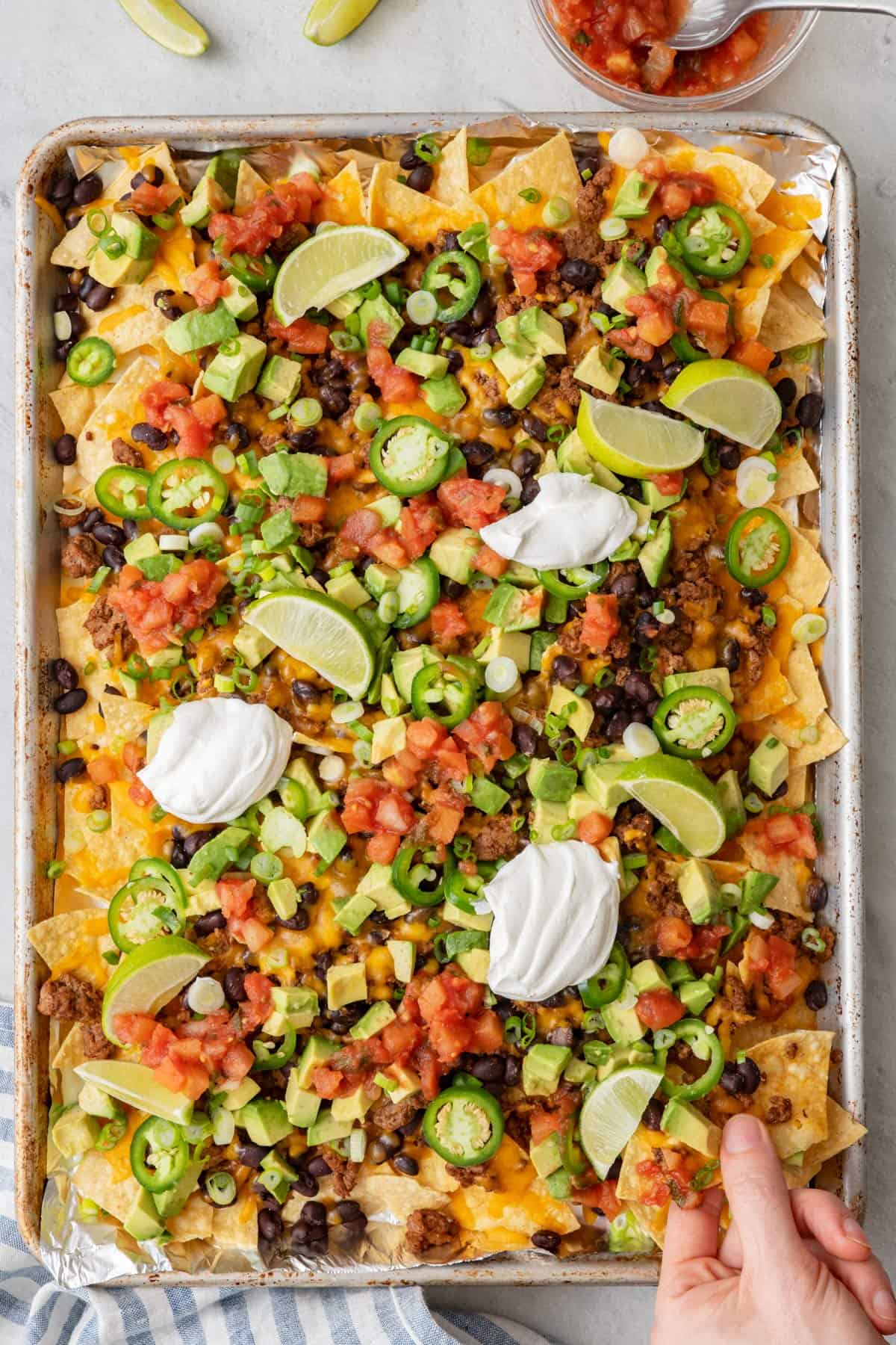 One-Pan Sheet Pan Nachos Recipe