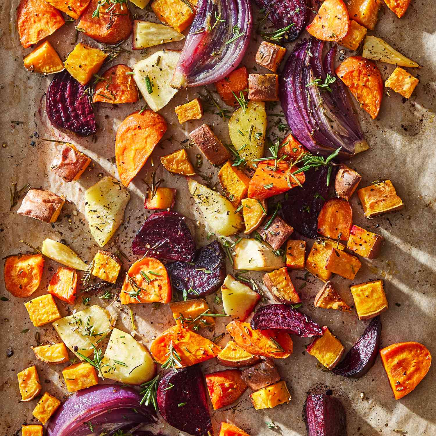 One-Pan Roasted Root Vegetables Recipe