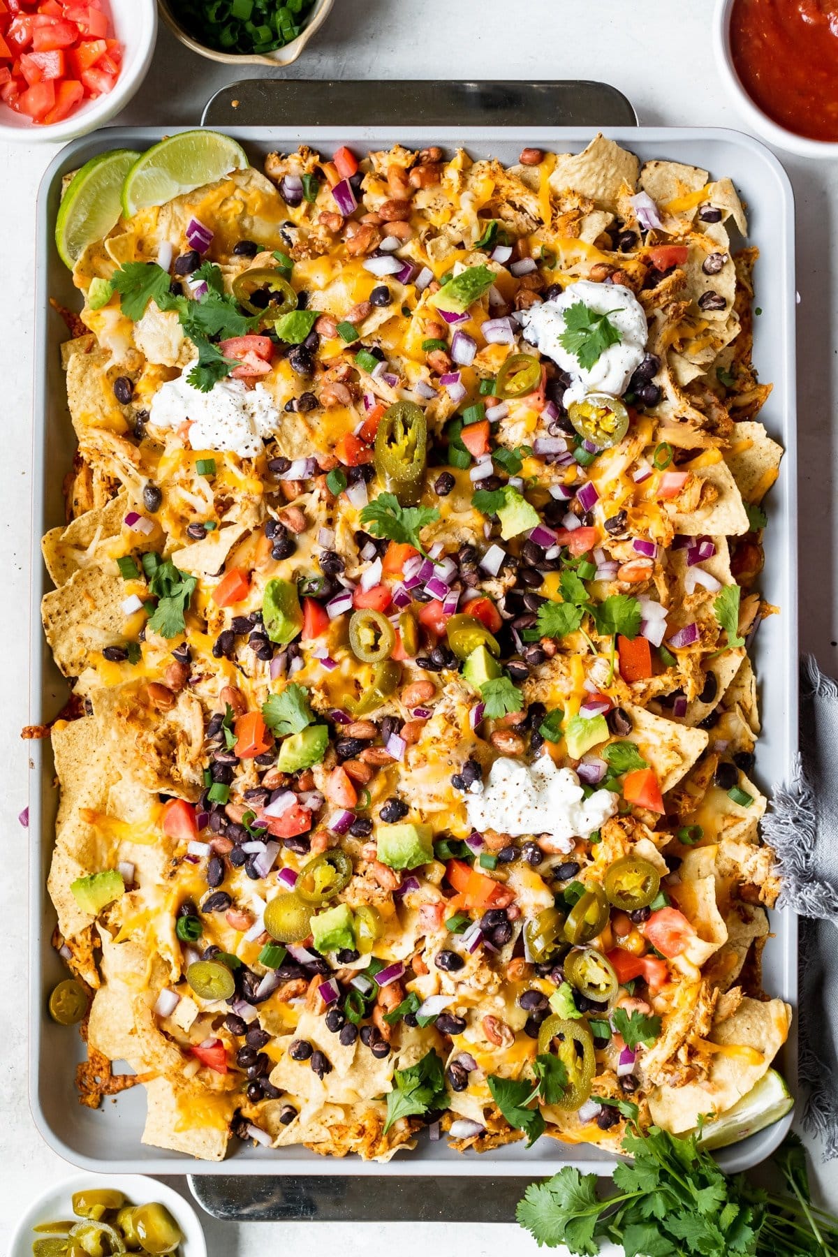 One-Pan Chicken Nachos Recipe