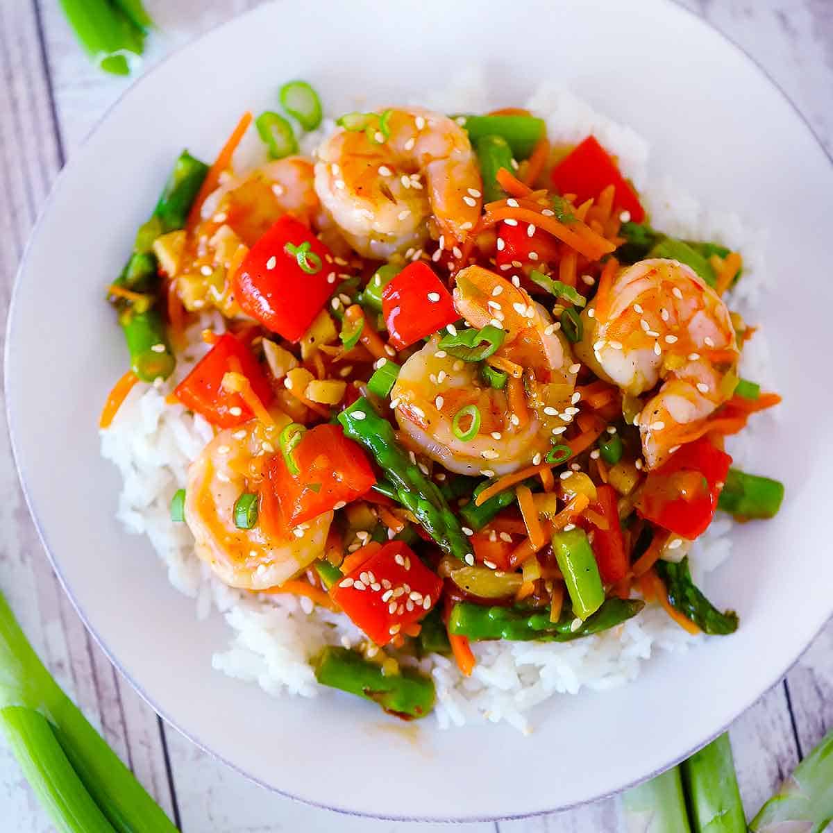 Shrimp Stir-Fry with Vegetables Recipe