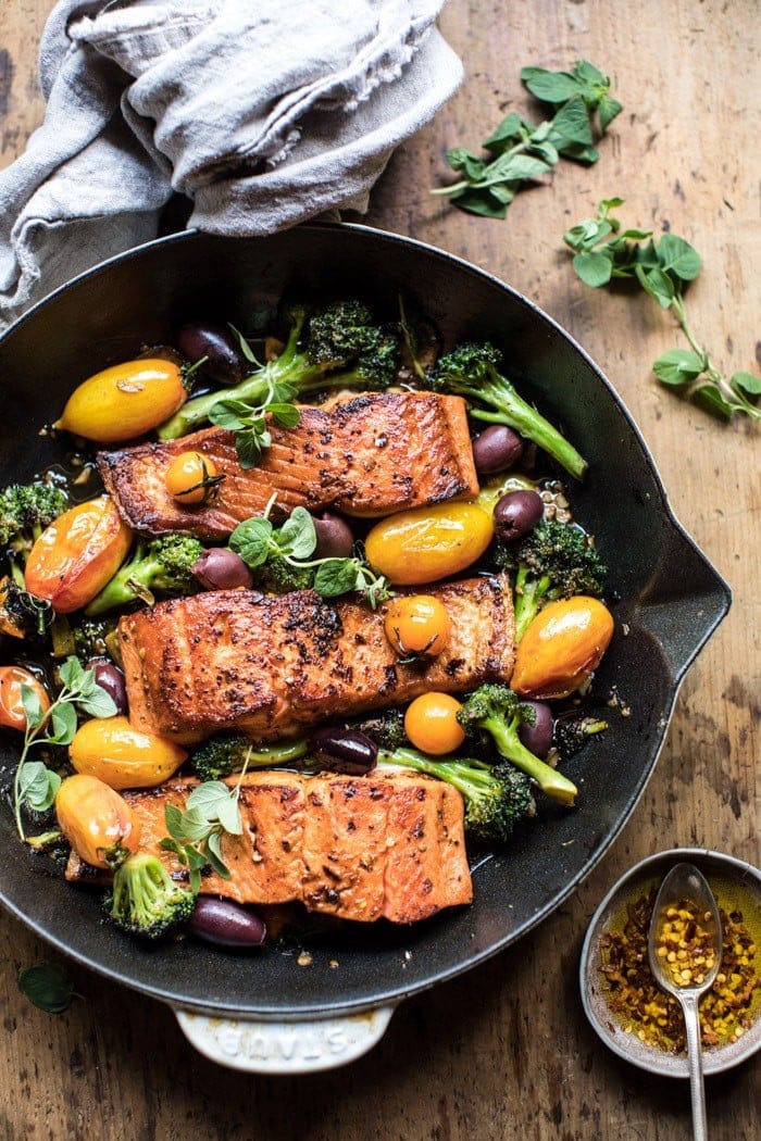 Salmon with Roasted Broccoli Recipe